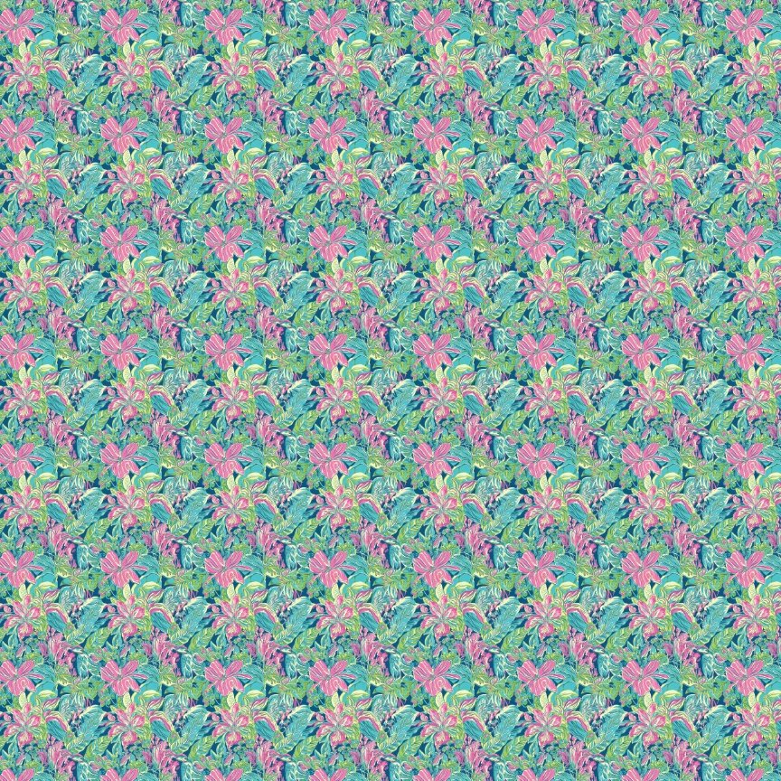 Tropical Flowers Pattern Acrylic Sheets - CMB Pattern Acrylic